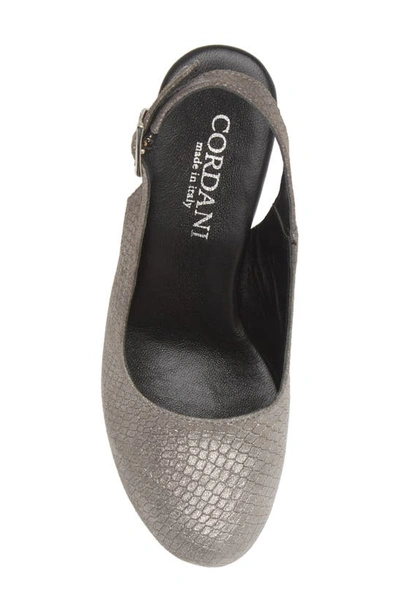 Cordani Torrie Platform Slingback Pump In Harley Mink