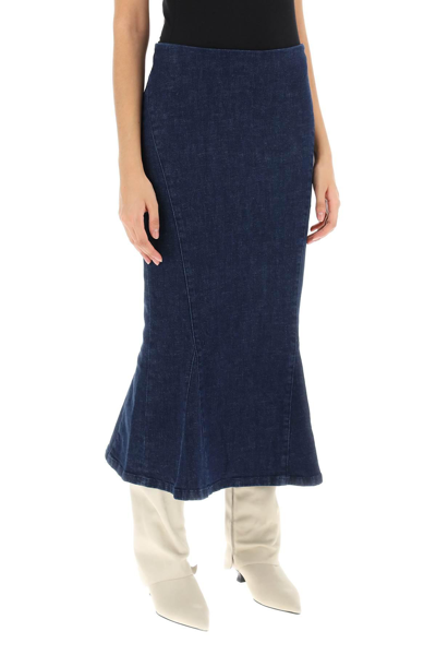 Paloma Wool High-waist Denim Midi Skirt