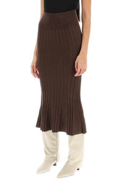 Shop Paloma Wool Mauri Midi Skirt In Ribbed Knit
