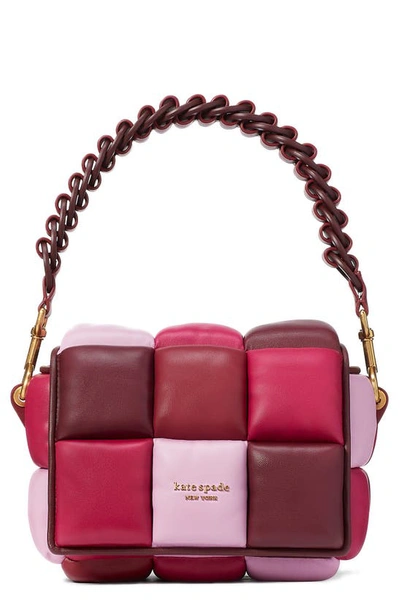 Shop Kate Spade New York Boxxy Smooth Leather Large Crossbody Bag In Renaissance Rose Multi