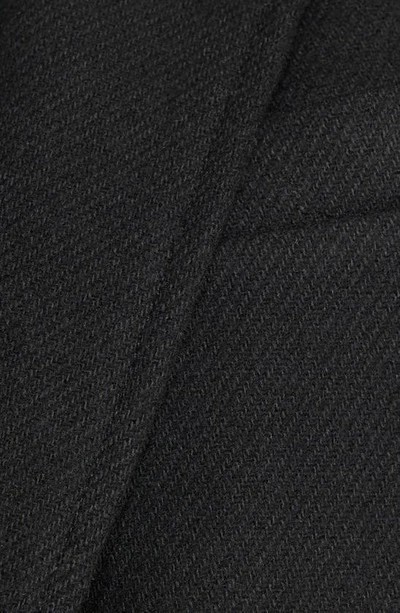 Shop Johnny Bigg Brentford Twill Overcoat In Black