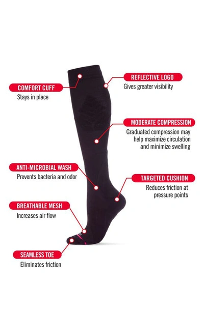 Memoi Women's Ultra Tech Knee High Socks In Black