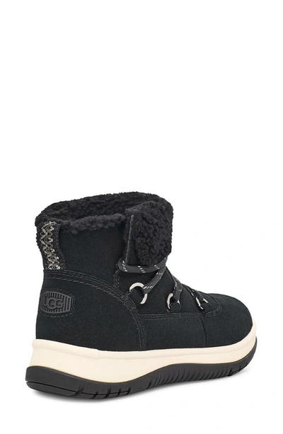 Shop Ugg Lakesider Heritage Waterproof Sneaker Boot In Black