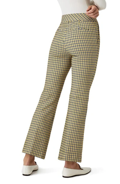 Shop Spanx The Perfect Check Kick Flare Pants In Digon Houndstooth