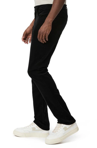Shop Paige Lennox Slim Fit Corduroy Pants In Black