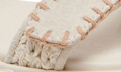 Shop Dolce Vita Debra Platform Sandal In Ivory Suede