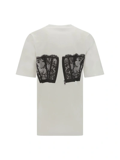 Shop Alexander Mcqueen T-shirts In White/black