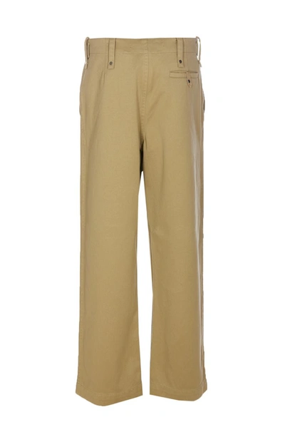 Shop Burberry Trousers In Green