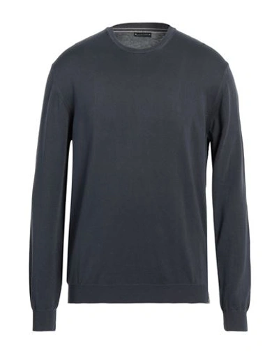 Shop Jacob Cohёn Man Sweater Slate Blue Size Xxl Cotton