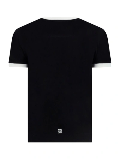 Shop Givenchy T-shirts In Black/white