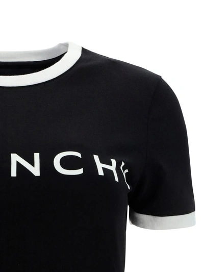 Shop Givenchy T-shirts In Black/white