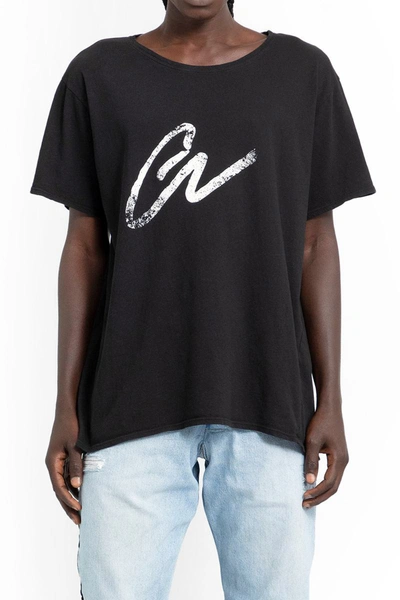 Shop Greg Lauren T-shirts In Black