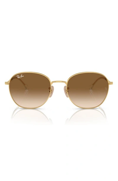 Shop Ray Ban 55mm Gradient Phantos Sunglasses In Gold Flash