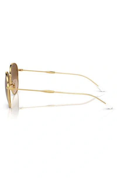 Shop Ray Ban 55mm Gradient Phantos Sunglasses In Gold Flash