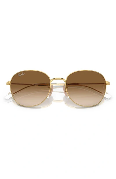 Ray Ban 55mm Gradient Phantos Sunglasses In Gold Flash