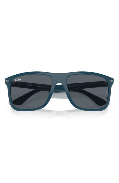 Shop Ray Ban Ray-ban 57mm Square Sunglasses In Blue