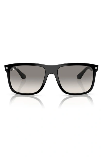 Shop Ray Ban Boyfriend Two 60mm Gradient Square Sunglasses In Black