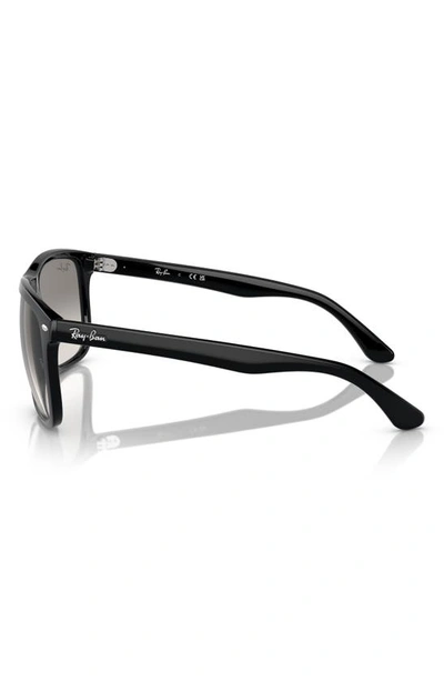 Ray Ban 57mm Gradient Square Sunglasses In Black