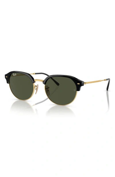 Ray Ban 53mm Irregular Sunglasses In Black