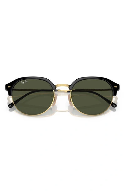 Ray Ban 53mm Irregular Sunglasses In Black