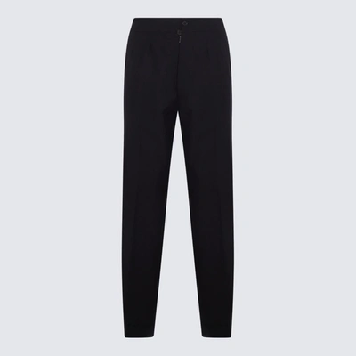 MAISON MARGIELA MAISON MARGIELA BLUE WOOL PANTS 