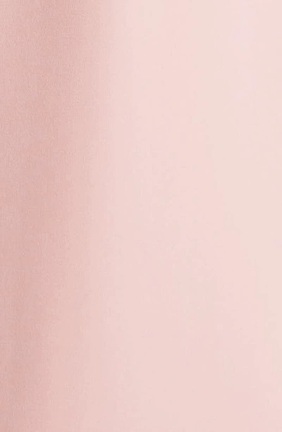 Shop Lela Rose Rose Detail Long Sleeve Sheath Dress In Blush