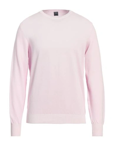 Shop Fedeli Man Sweater Pink Size 44 Cotton