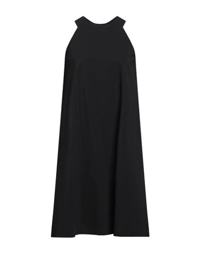 Shop Rrd Woman Midi Dress Black Size 10 Polyamide, Elastane