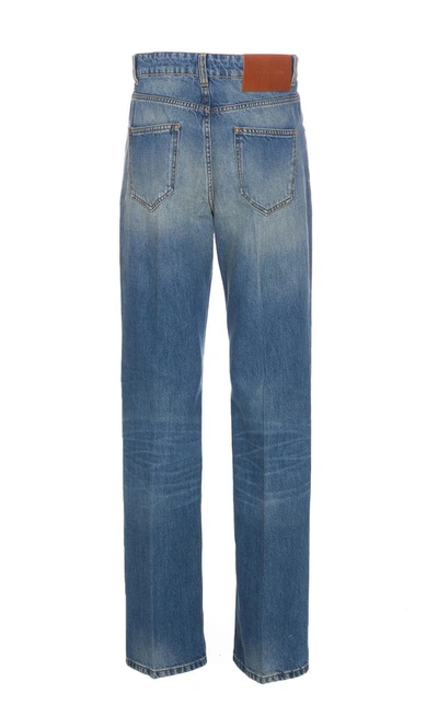 Victoria Beckham Blue Julia Jeans In Blue
