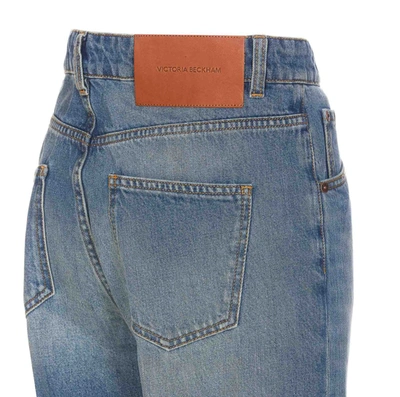 Victoria Beckham Blue Julia Jeans In Blue