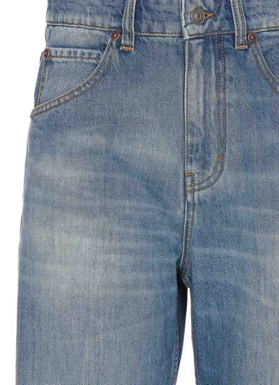 Victoria Beckham Blue Julia Jeans In Blue