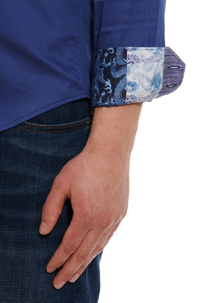 Robert Graham Righteous 2 Button-up Shirt In Navy