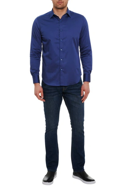Robert Graham Righteous 2 Button-up Shirt In Navy