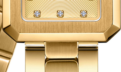 Jbw Women's Arc Double Stainless Steel Bracelet Watch, 23mm X 25mm In 18k Gold