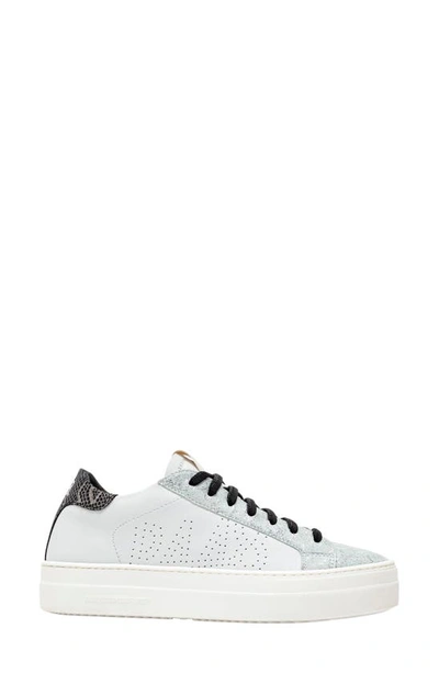 Shop P448 Thea Platform Sneaker In White/ Pacific