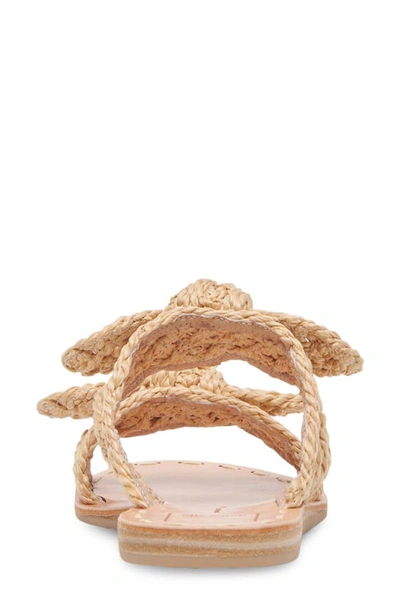 Dolce Vita Dinah Slide Sandal In Lt Natural Raffia