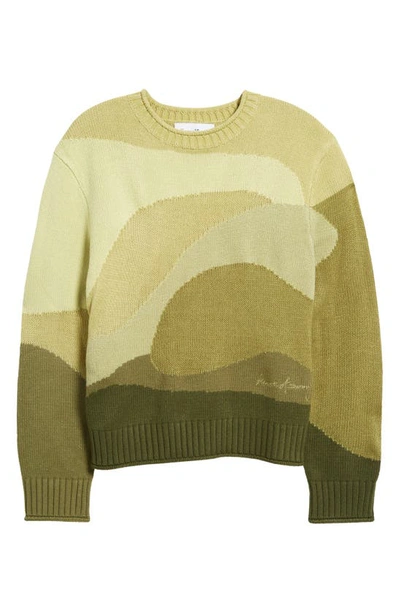 Shop House Of Sunny The Eden Landscape Sweater In Multi
