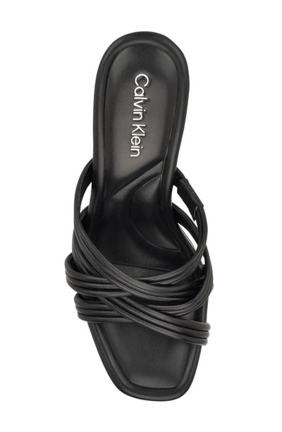 Shop Calvin Klein Terisa Slide Sandal In Black