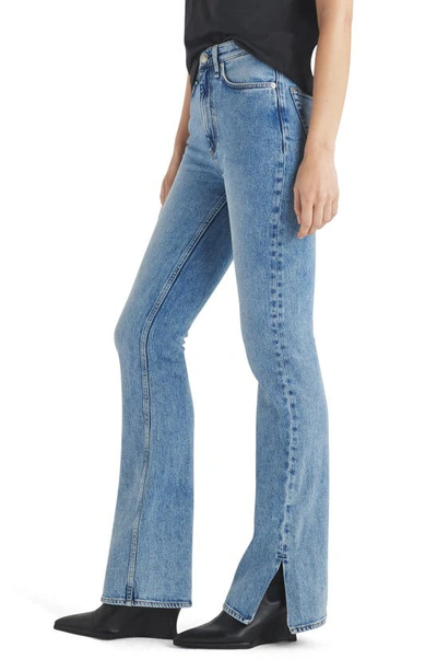 Shop Rag & Bone Peyton High Waist Slit Hem Bootcut Jeans In Summers
