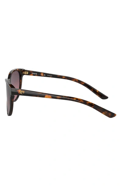 Shop Costa Del Mar Catherine 57mm Gradient Polarized Phantos Sunglasses In Tortoise