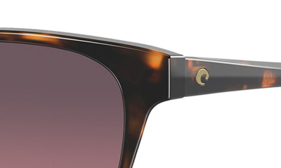 Costa Del Mar Catherine 57mm Gradient Polarized Phantos Sunglasses In Tortoise