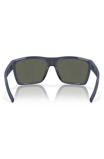 Shop Costa Del Mar Pargo 61mm Polarized Square Sunglasses In Grey