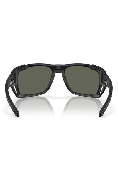 Shop Costa Del Mar King Tide 8 60mm Polarized Rectangular Sunglasses In Gray