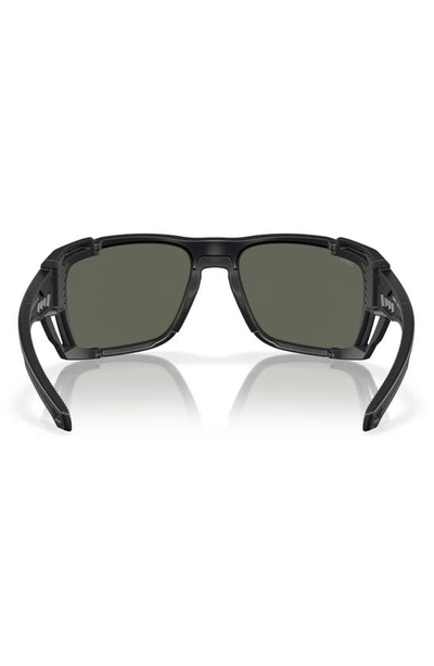 Costa Del Mar King Tide 8 60mm Polarized Rectangular Sunglasses In Gray