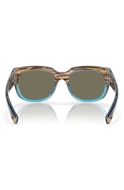 Costa Del Mar Waterwoman 55mm Mirrored Polarized Pillow Sunglasses In Blue Mirror