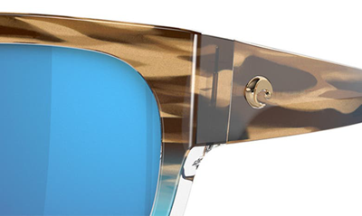 Costa Del Mar Waterwoman 55mm Mirrored Polarized Pillow Sunglasses In Blue Mirror