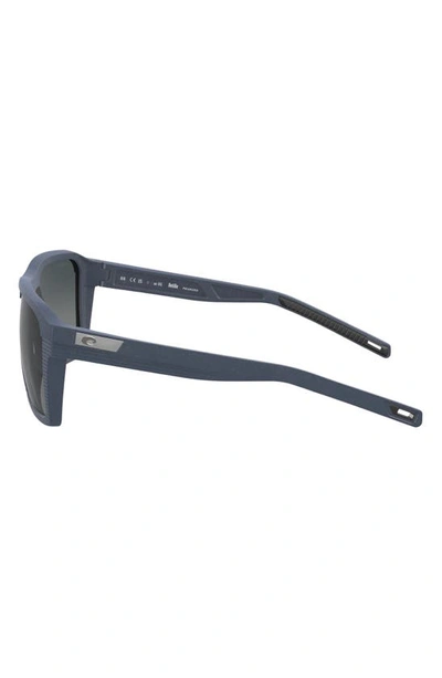 Costa Del Mar Antille 58mm Gradient Polarized Square Sunglasses In Blue