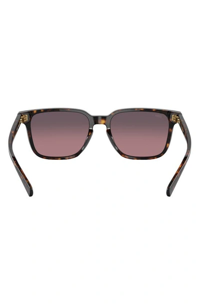 Costa Del Mar Kailano 53mm Gradient Polarized Square Sunglasses In Tortoise