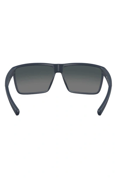 Costa Del Mar Rincon 63mm Gradient Polarized Oversize Rectangular Sunglasses In Grey Gradient
