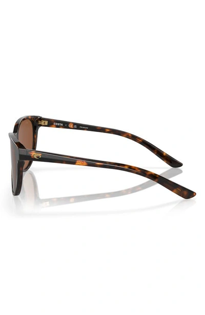 Costa Del Mar Catherine 57mm Polarized Phantos Sunglasses In Tortoise
